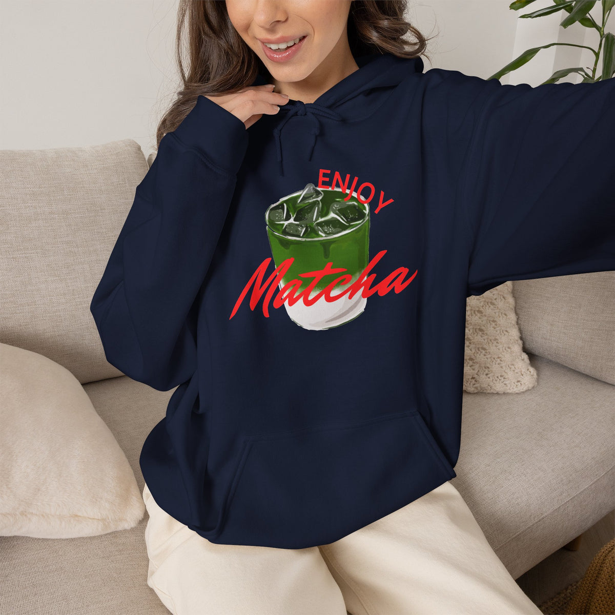 Enjoy Matcha Hoodie – Pullover Hoodie