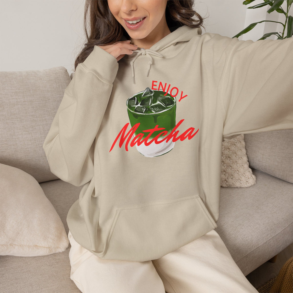 Enjoy Matcha Hoodie – Pullover Hoodie