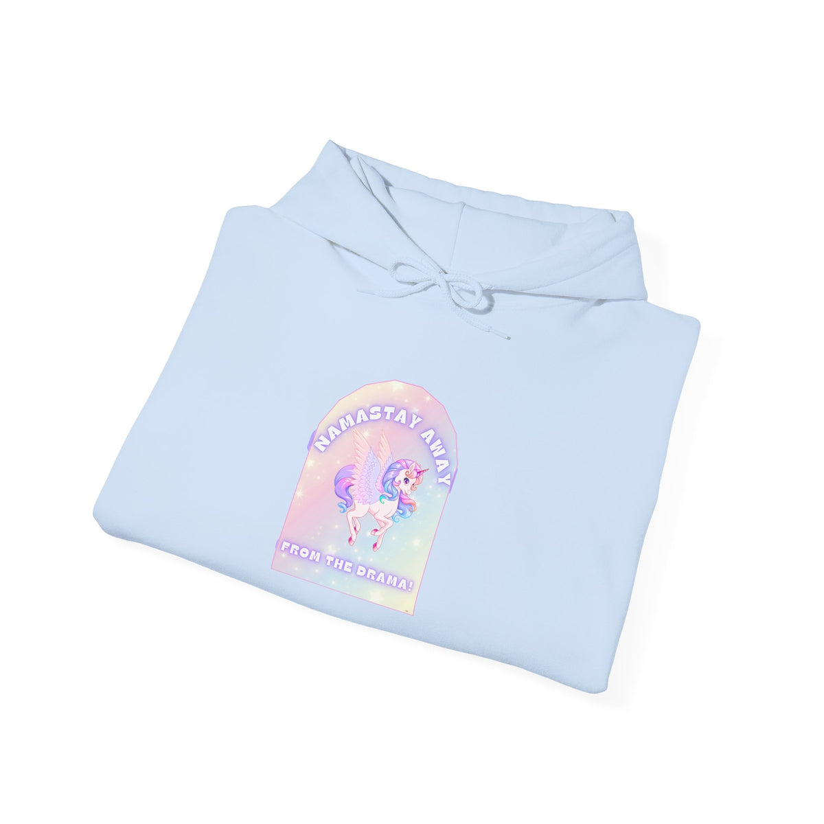 Namastay Away from the Drama - Pastel Unicorn Women Hoodie