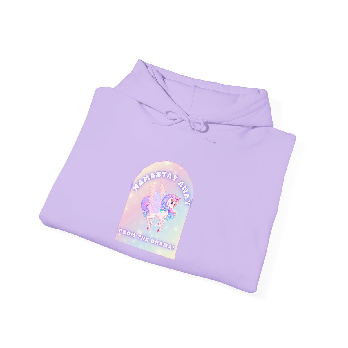 Namastay Away from the Drama - Pastel Unicorn Women Hoodie