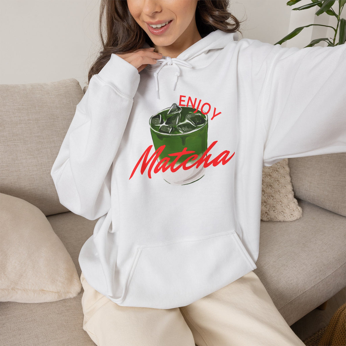 Enjoy Matcha Hoodie – Pullover Hoodie
