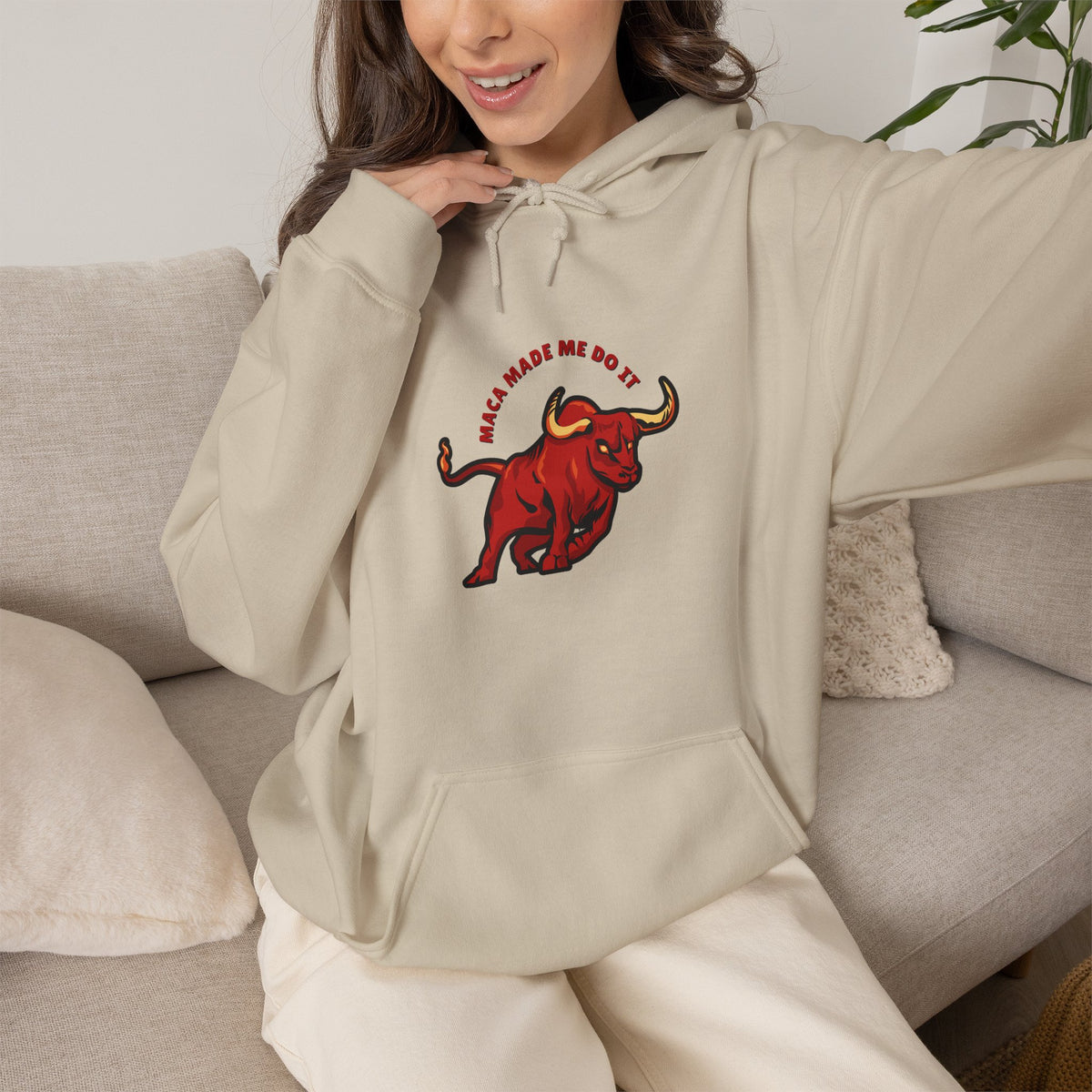 Maca made me do it - Unisex Hoodie