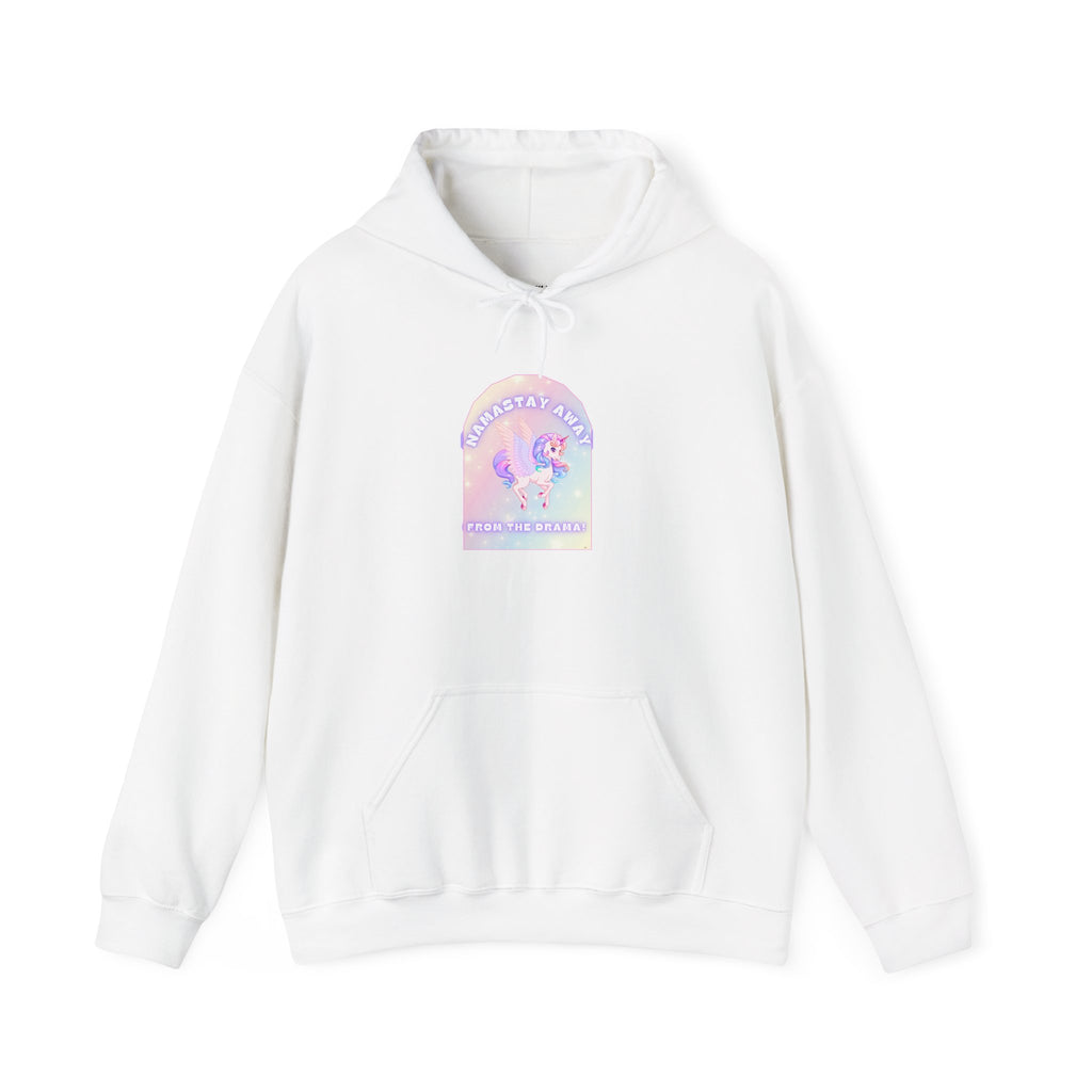 Namastay Away from the Drama - Pastel Unicorn Women Hoodie